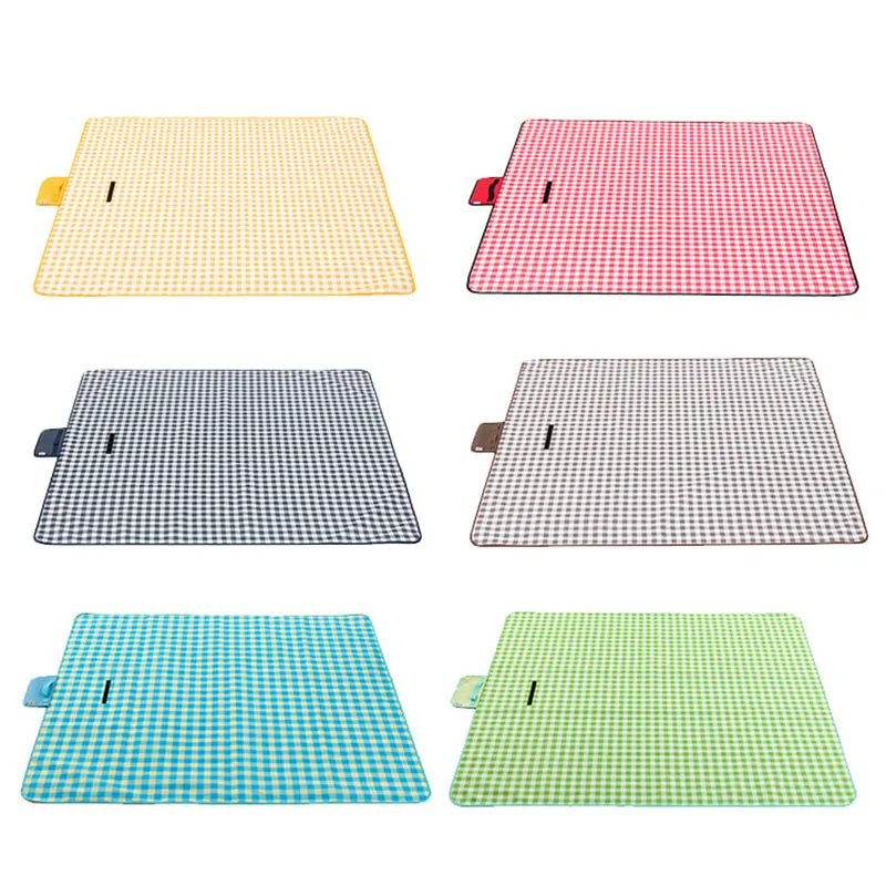 0210 145x165cm Portable Outdoor Camping Picnic Mat 600D Oxford Cloth Waterproof Lawn Beach Mat