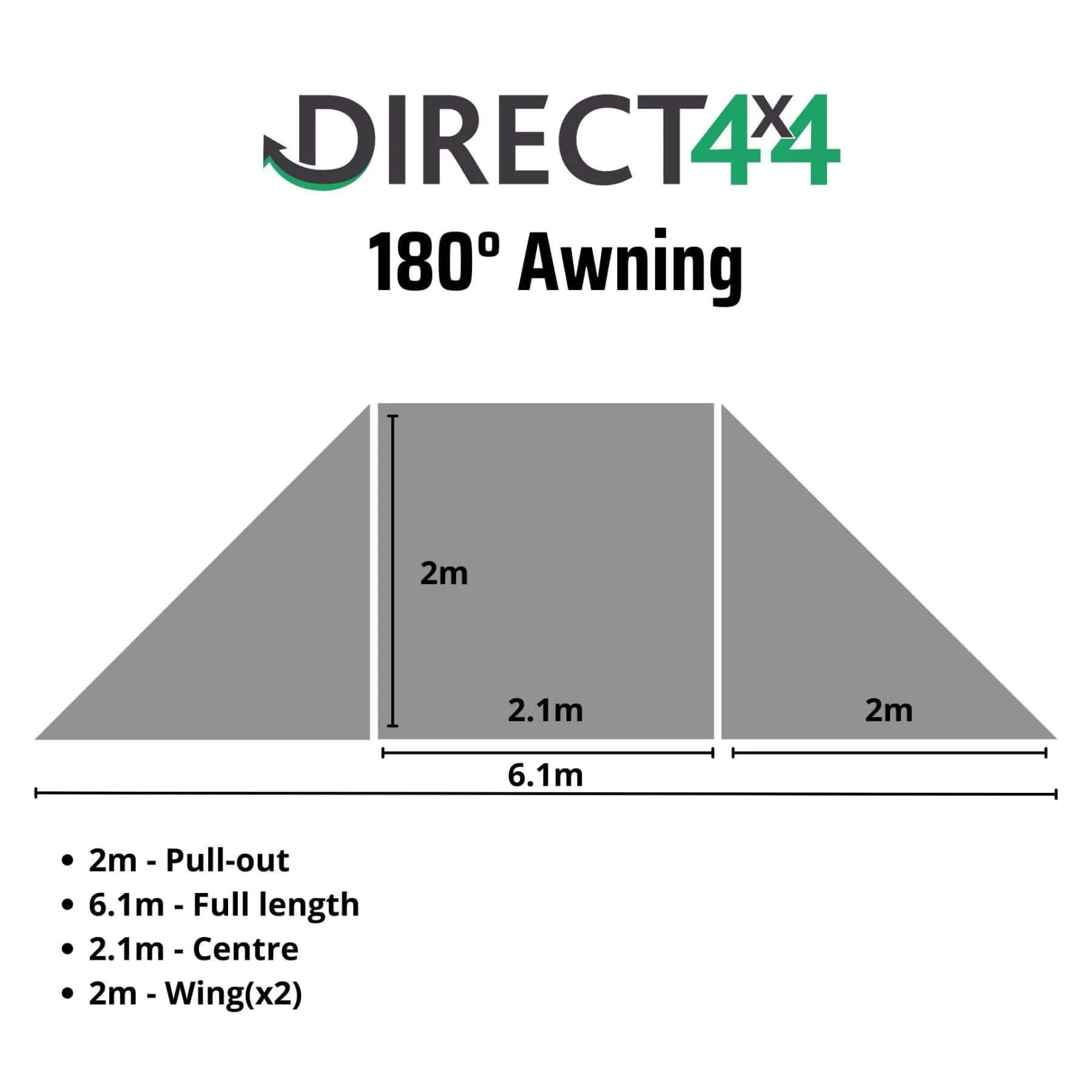 180-Degree Expedition Foldout Vehicle Camping Side Awning