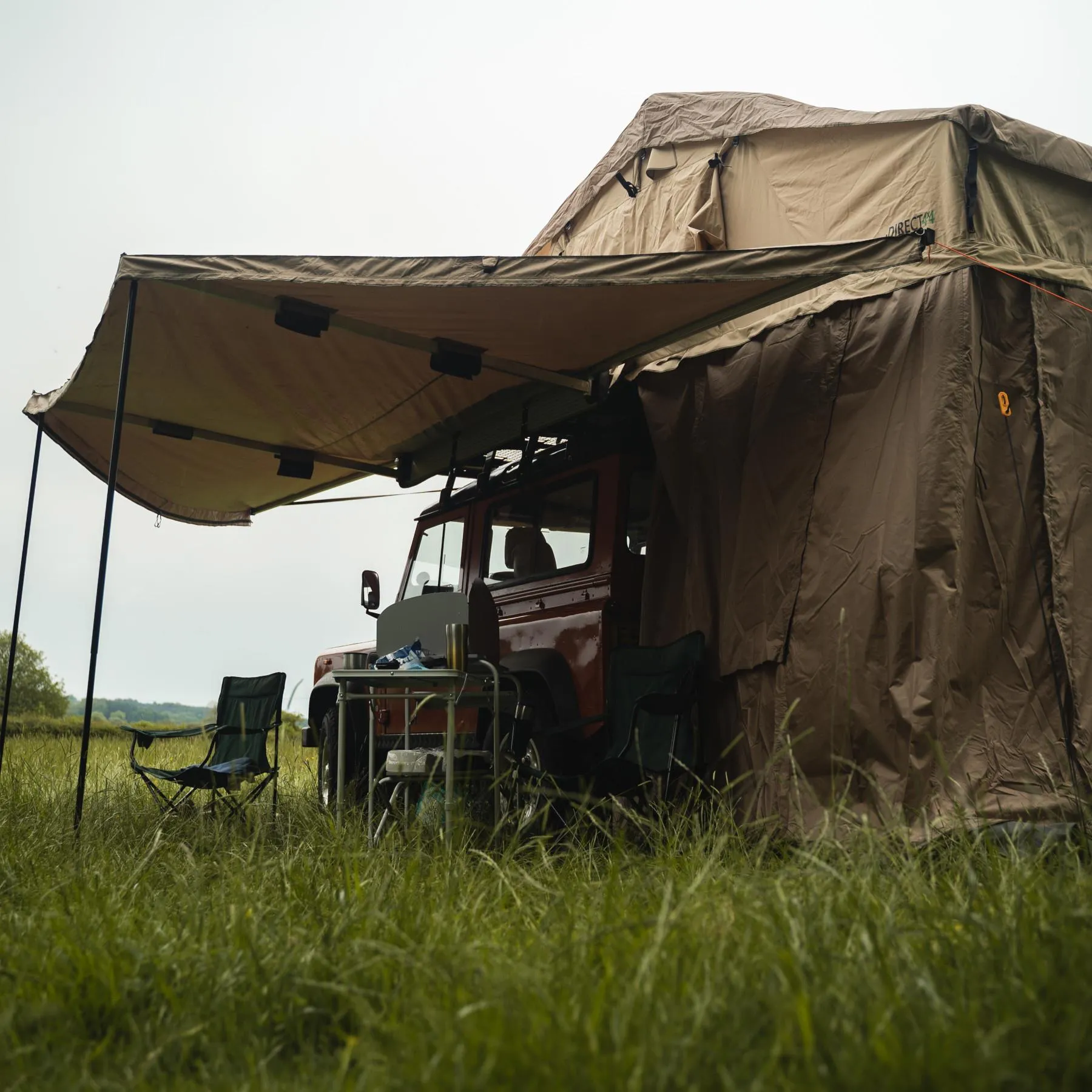 180-Degree Expedition Foldout Vehicle Camping Side Awning