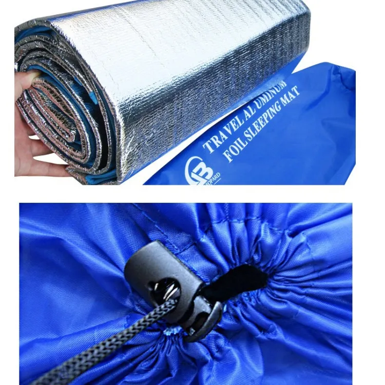 180x150cm Outdoor Double-Sided Aluminum Film Moisture-Proof Picnic Mat Random Colour Delivery