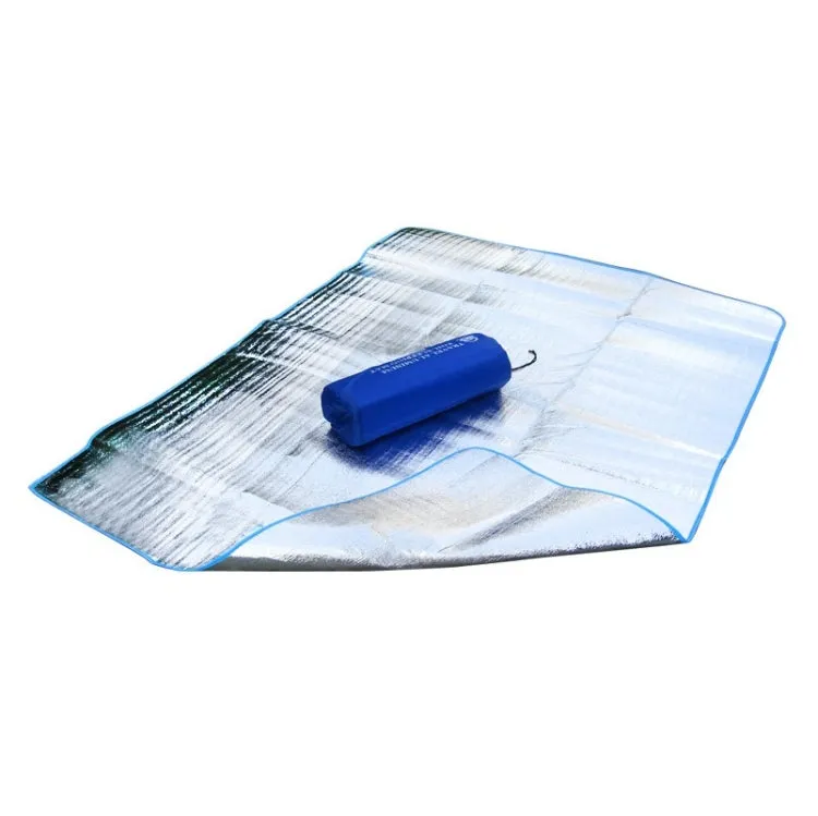 180x150cm Outdoor Double-Sided Aluminum Film Moisture-Proof Picnic Mat Random Colour Delivery