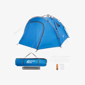 4 Person Easy Set-Up Camping Tent - 100% Waterproof & Storm-proof