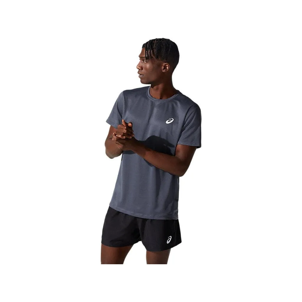 Asics Men's Silver Short Sleeved Tee