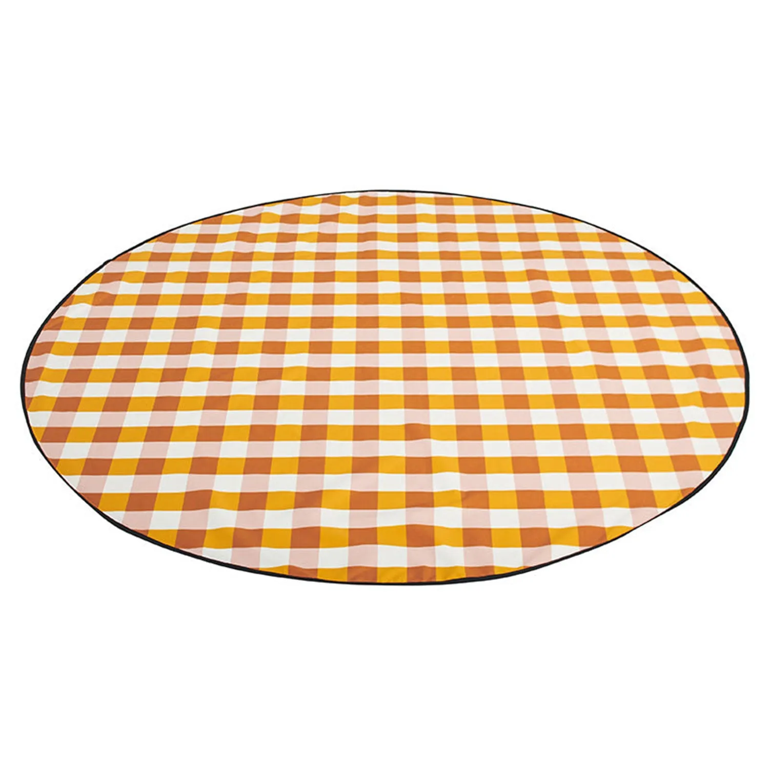 basil bangs | love rug | gingham butterscotch - LC