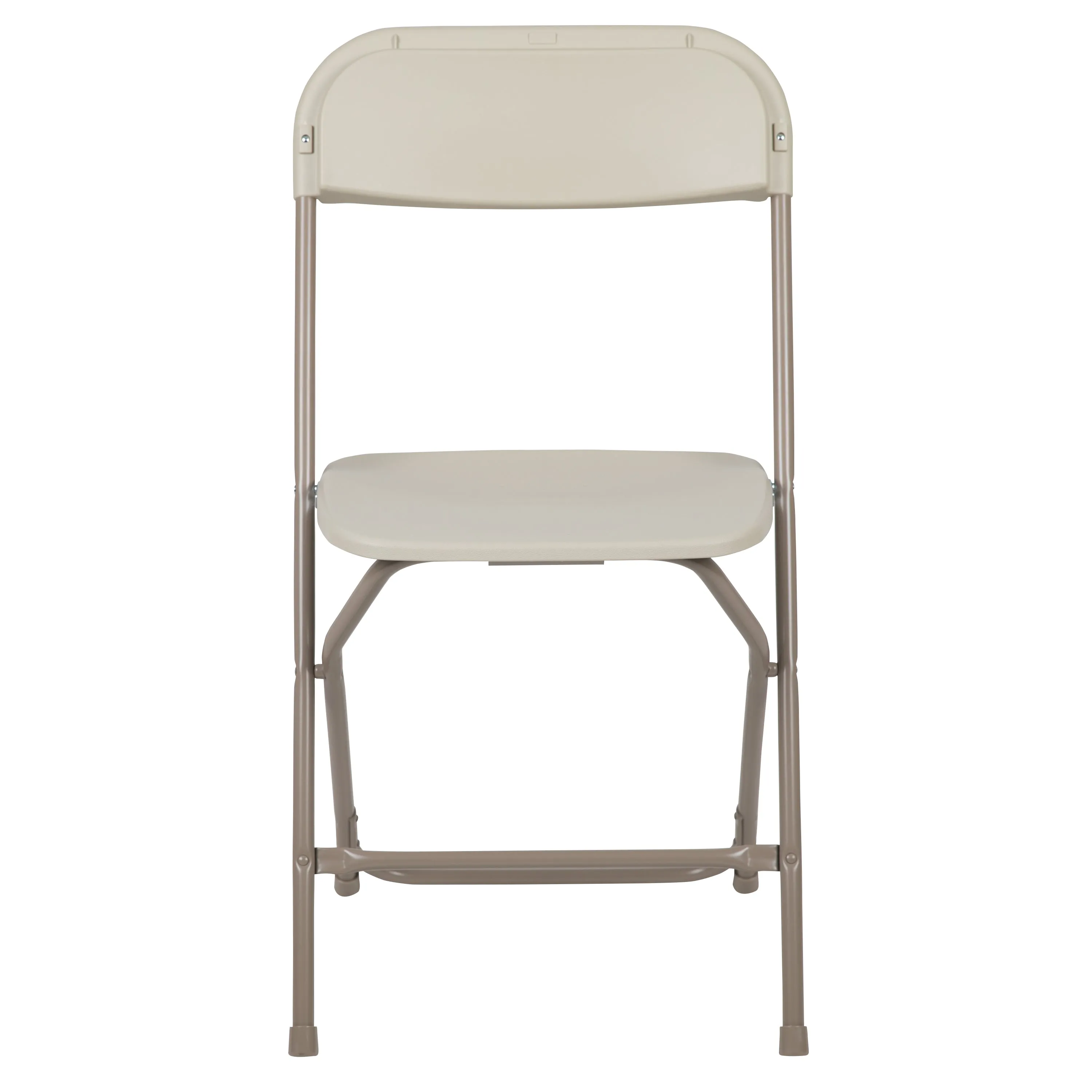 Beige Plastic Folding Chair 2-LE-L-3-BEIGE-GG