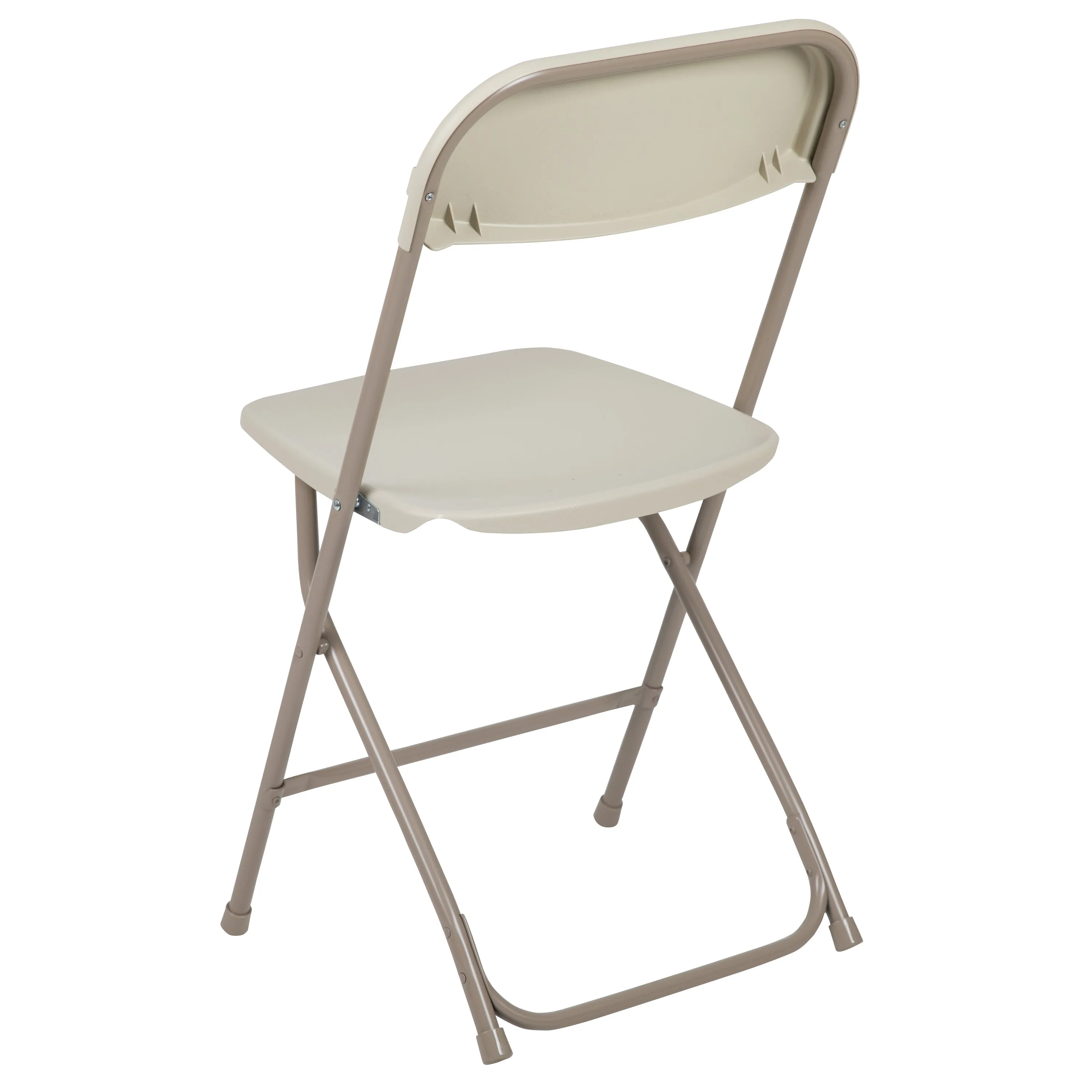 Beige Plastic Folding Chair 2-LE-L-3-BEIGE-GG