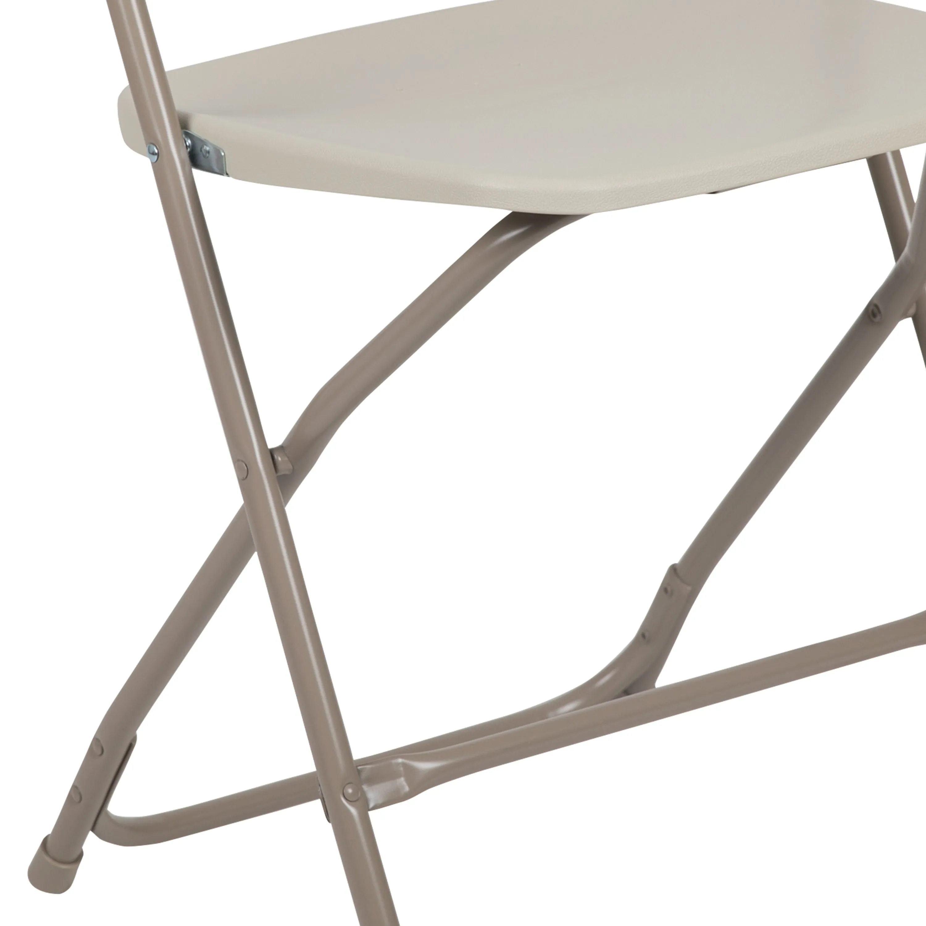 Beige Plastic Folding Chair 2-LE-L-3-BEIGE-GG