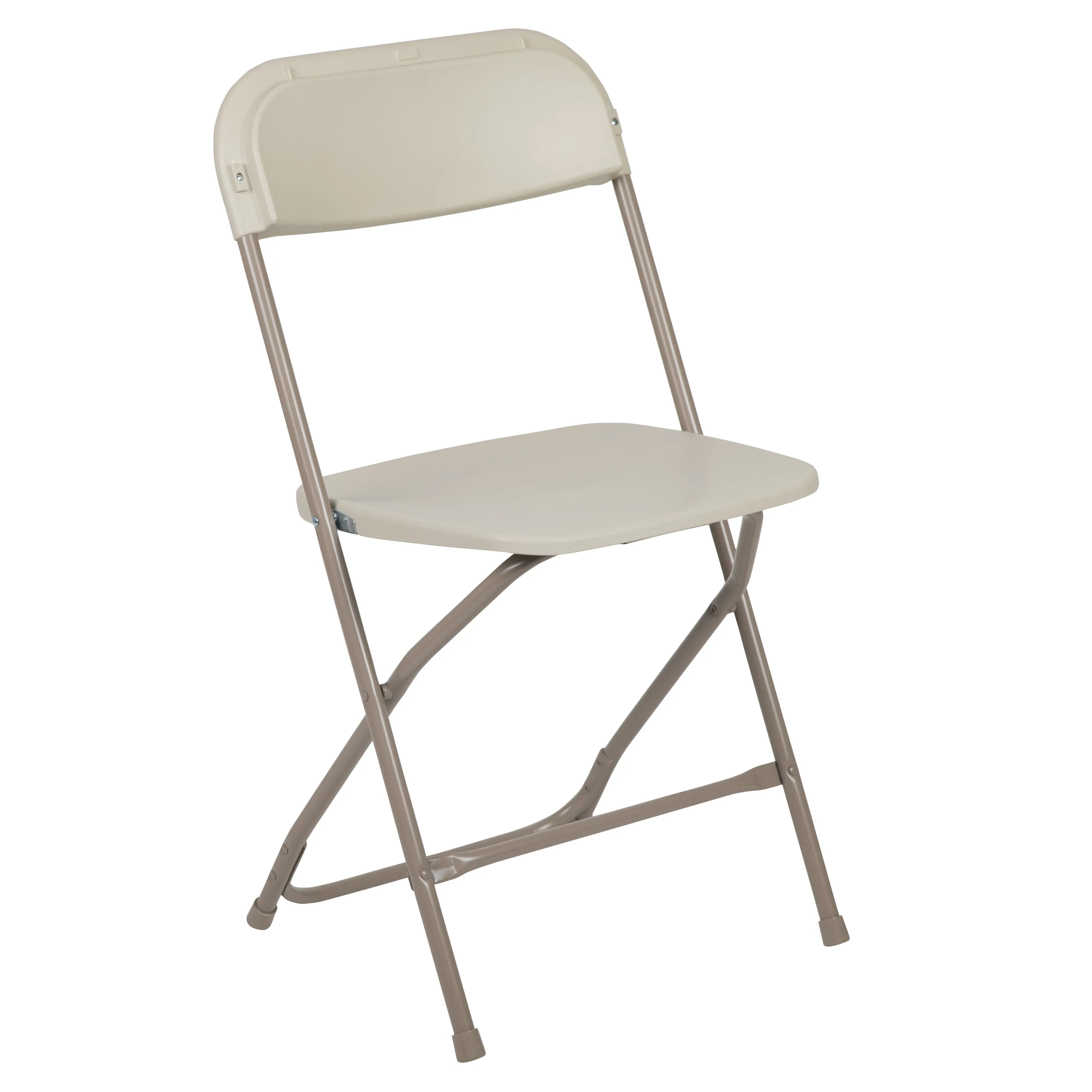 Beige Plastic Folding Chair 2-LE-L-3-BEIGE-GG