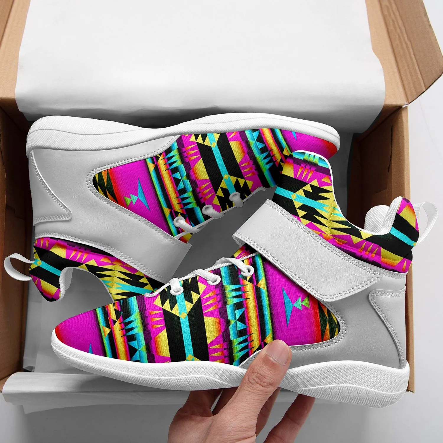 Between the Sunset Mountains Ipottaa Basketball / Sport High Top Shoes