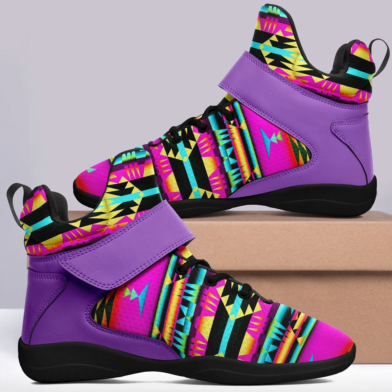 Between the Sunset Mountains Kid's Ipottaa Basketball / Sport High Top Shoes