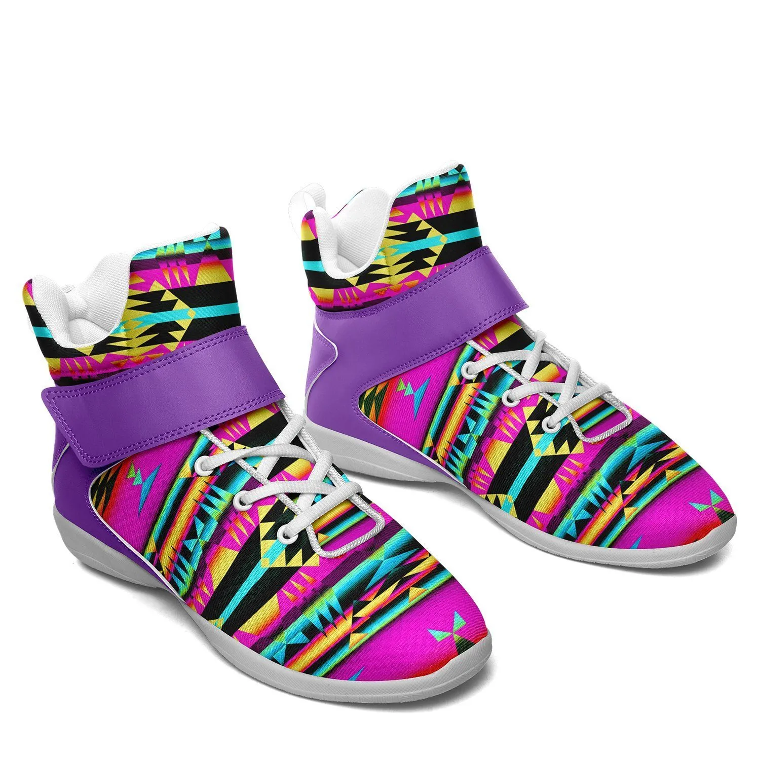 Between the Sunset Mountains Kid's Ipottaa Basketball / Sport High Top Shoes