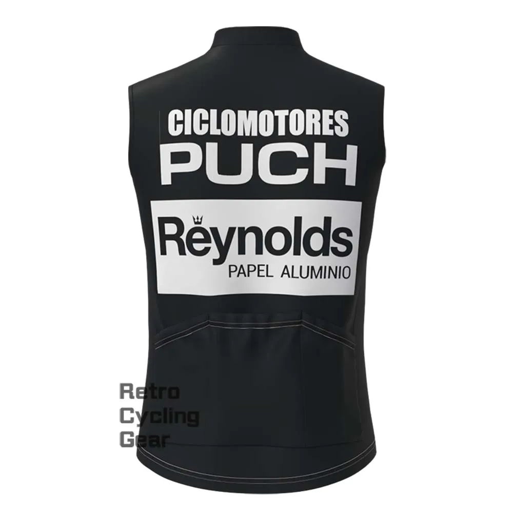 Black Reynolds Retro Cycling Vest