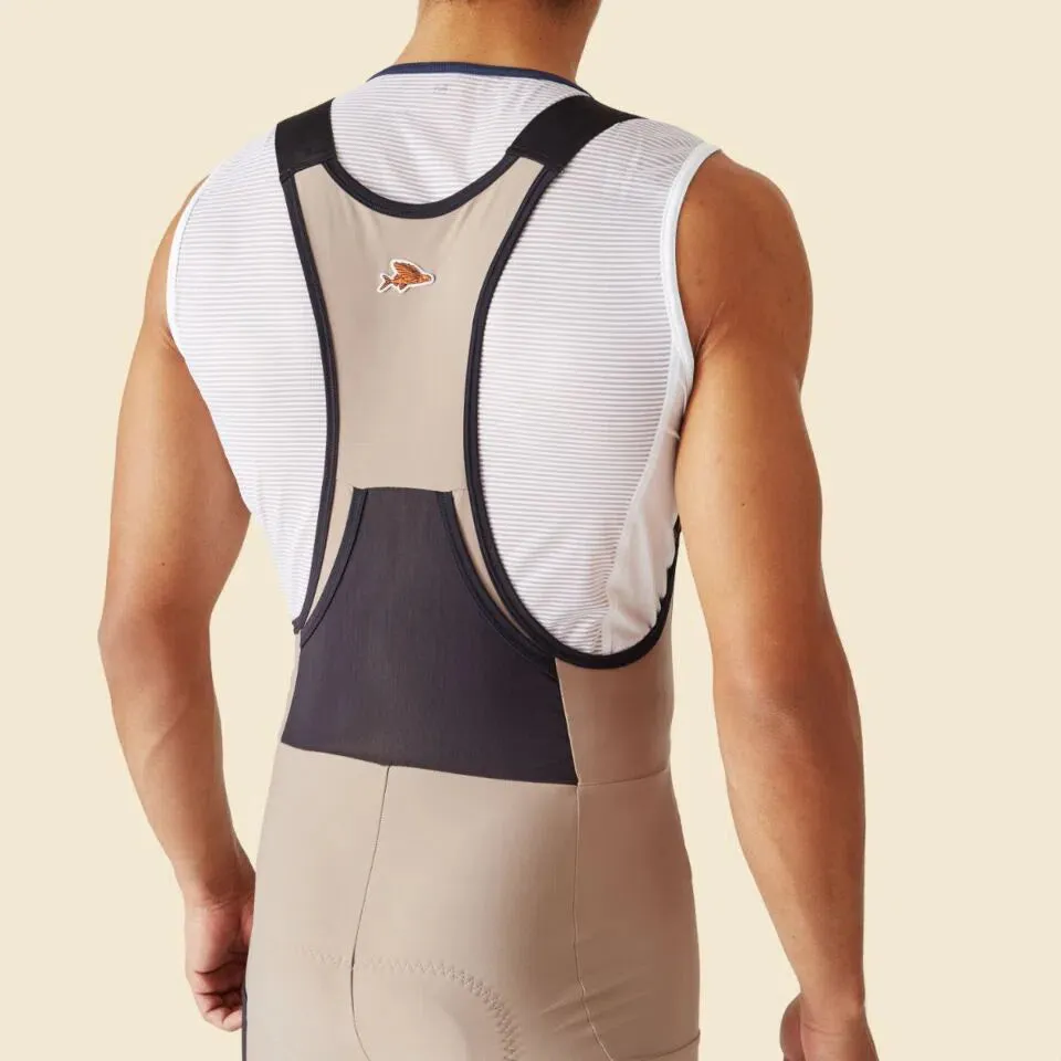 CAFE DU CYCLISTE Eva Cycling Bib Short - Oyster Grey