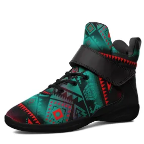 California Coast Summer Gather Ipottaa Basketball / Sport High Top Shoes - Black Sole