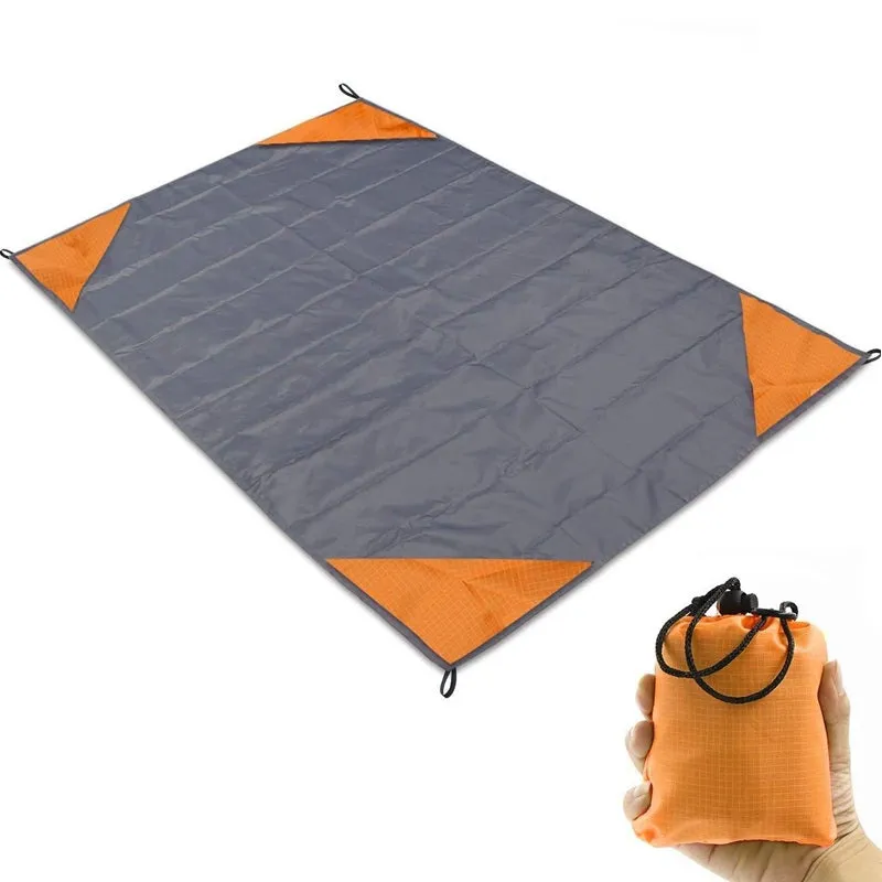 Camping Mat Waterproof Pocket Beach Blanket Portable Picnic Mat Mattress Outdoor Camping Picnic Travel Mat Sand Beach Mat