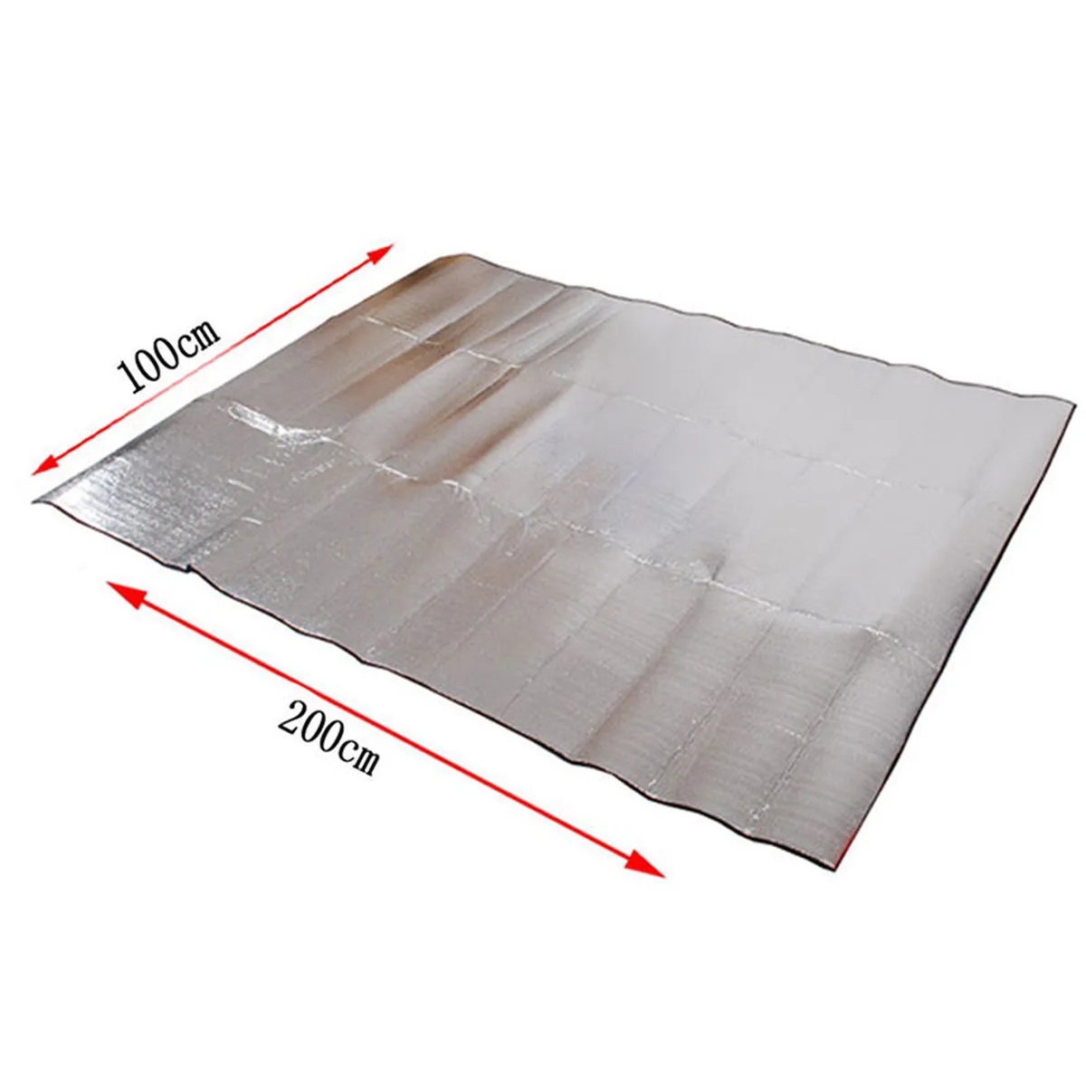 Camping Sleeping Mat Aluminum Foil EVA Mat Outdoor Foldable Moisture-proof Mattress Blanket Waterproof Pad For Camp Picnic