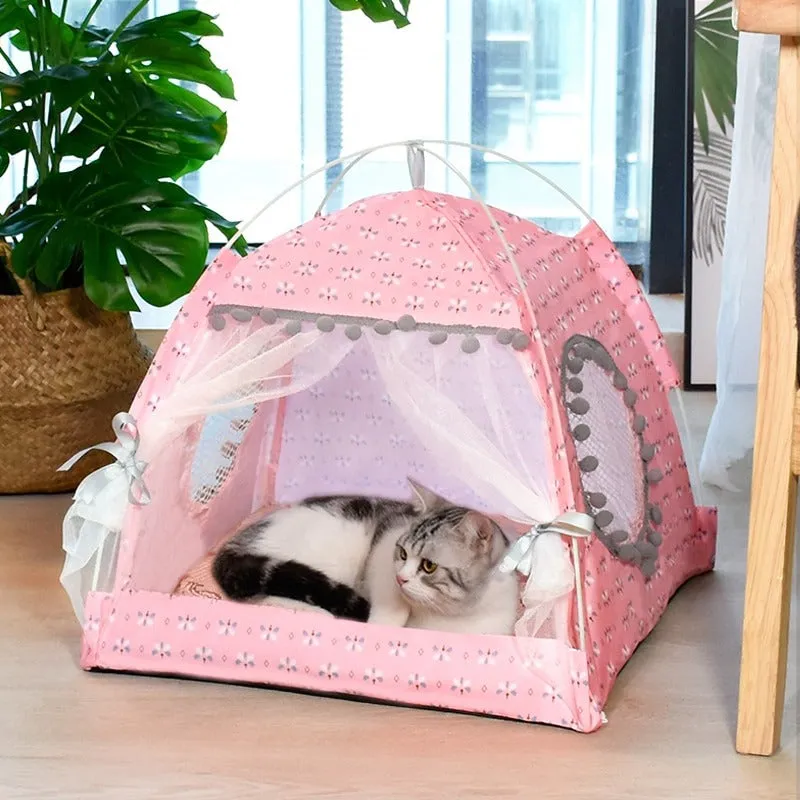 Cat Tent Bed Cozy Cat House