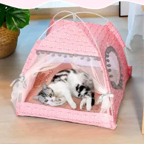 Cat Tent Bed Cozy Cat House