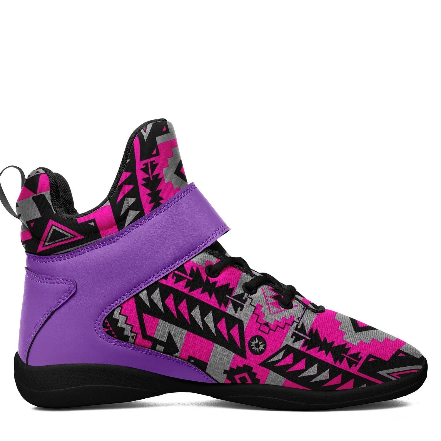 Chiefs Mountain Sunset Ipottaa Basketball / Sport High Top Shoes - Black Sole