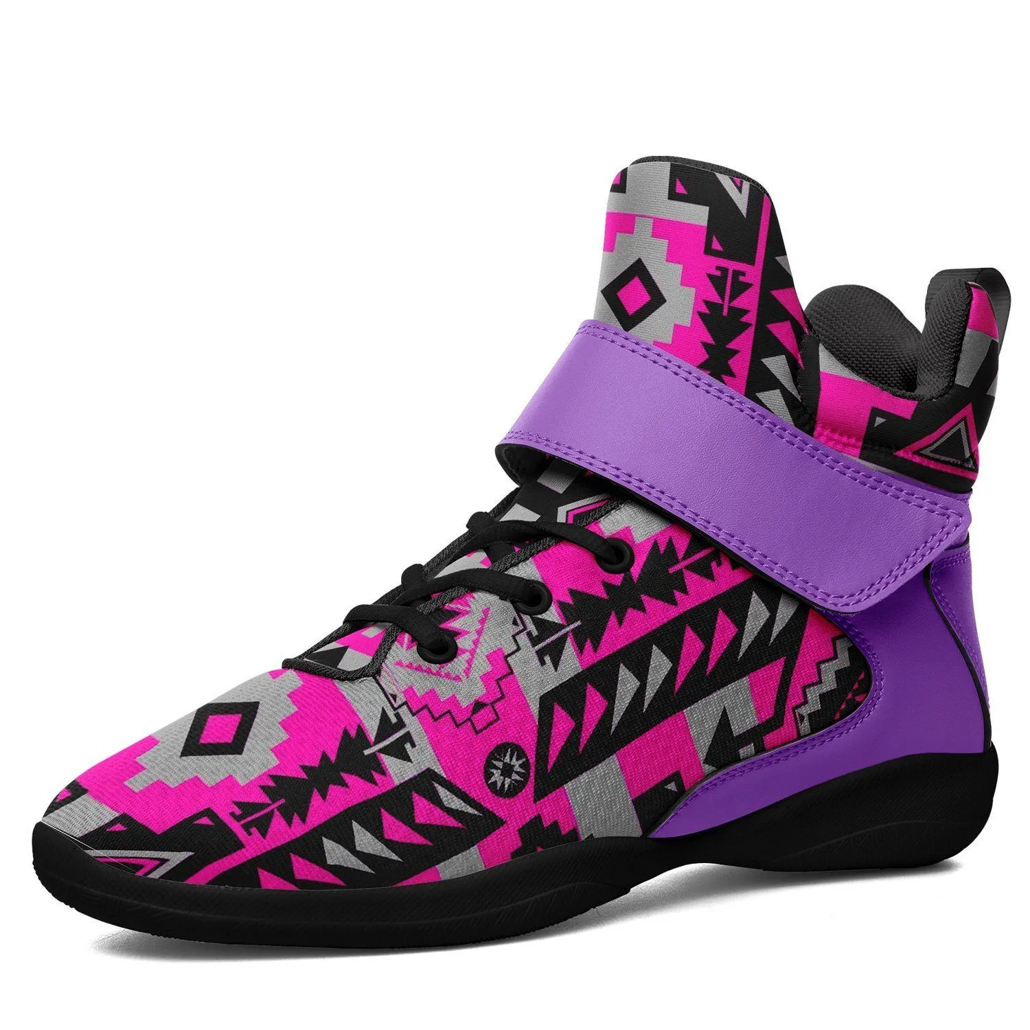 Chiefs Mountain Sunset Ipottaa Basketball / Sport High Top Shoes - Black Sole