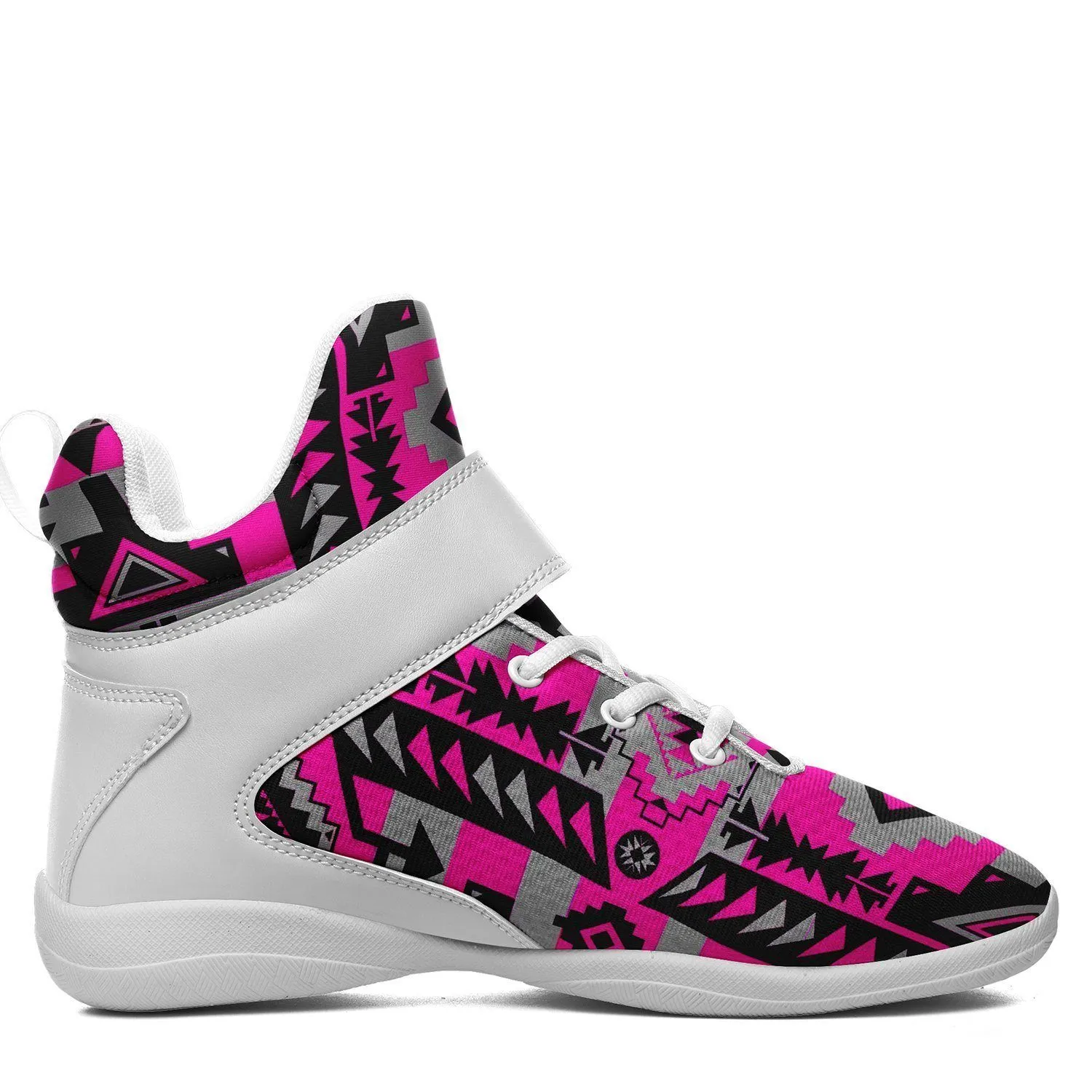 Chiefs Mountain Sunset Ipottaa Basketball / Sport High Top Shoes - White Sole