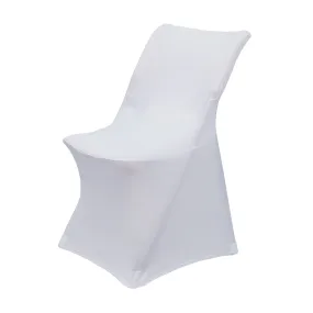 Classic Lifetime Spandex Folding Chair Cover - White