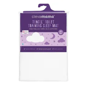 ClevaMama Tencel Toilet Training Sleep Mat (White) - 90x70cm