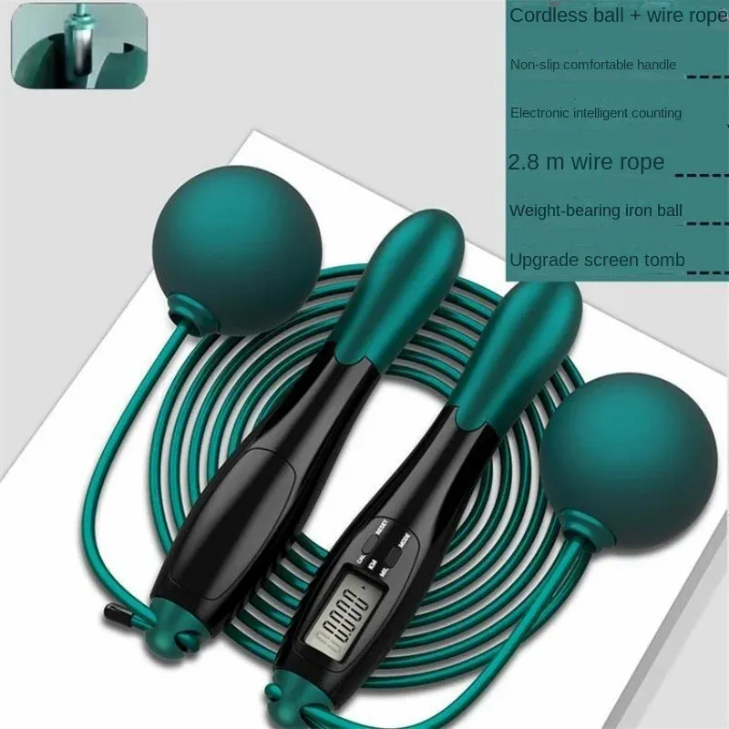 Cordless Electronic Jumping Rope with LCD Screen