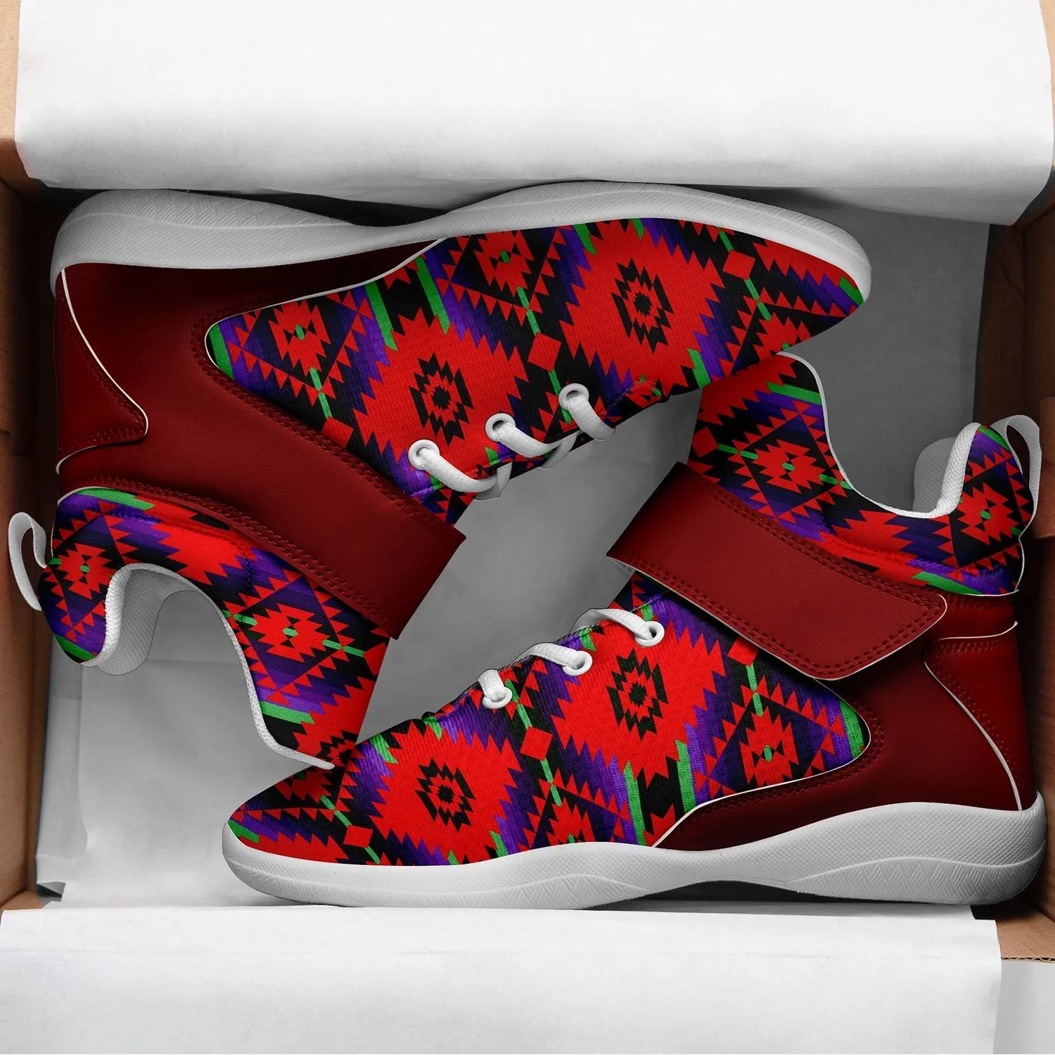 Cree Confederacy Chicken Dance Ipottaa Basketball / Sport High Top Shoes