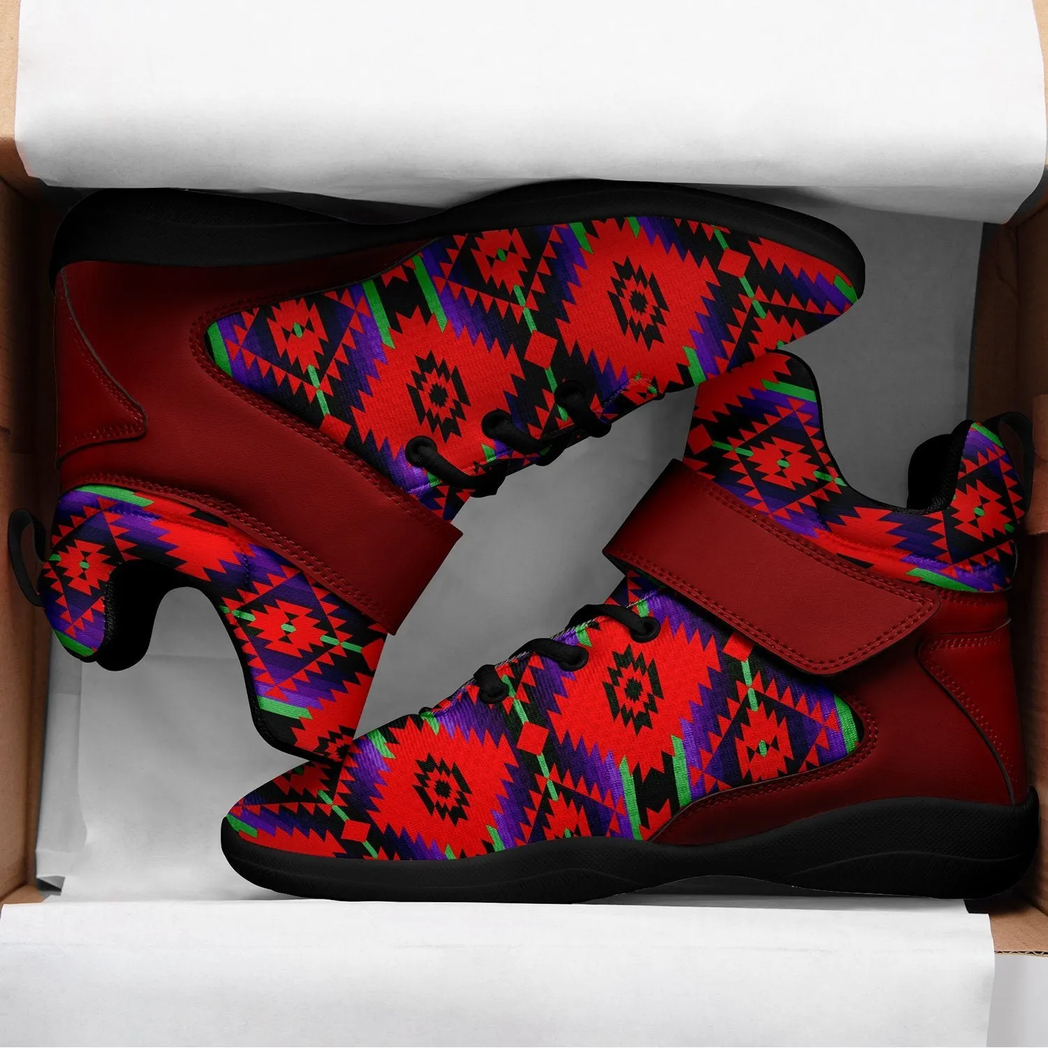 Cree Confederacy Chicken Dance Ipottaa Basketball / Sport High Top Shoes