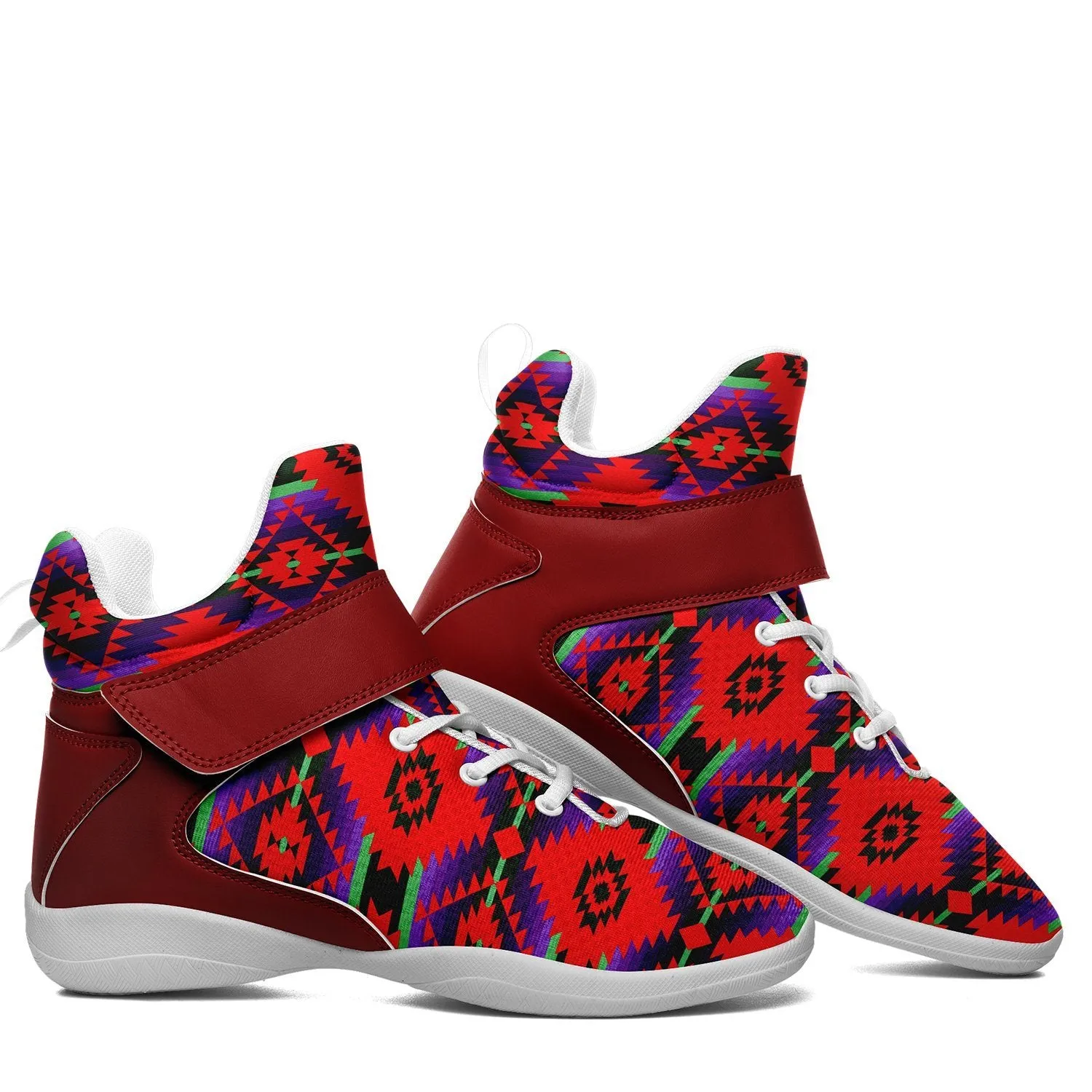 Cree Confederacy Chicken Dance Ipottaa Basketball / Sport High Top Shoes