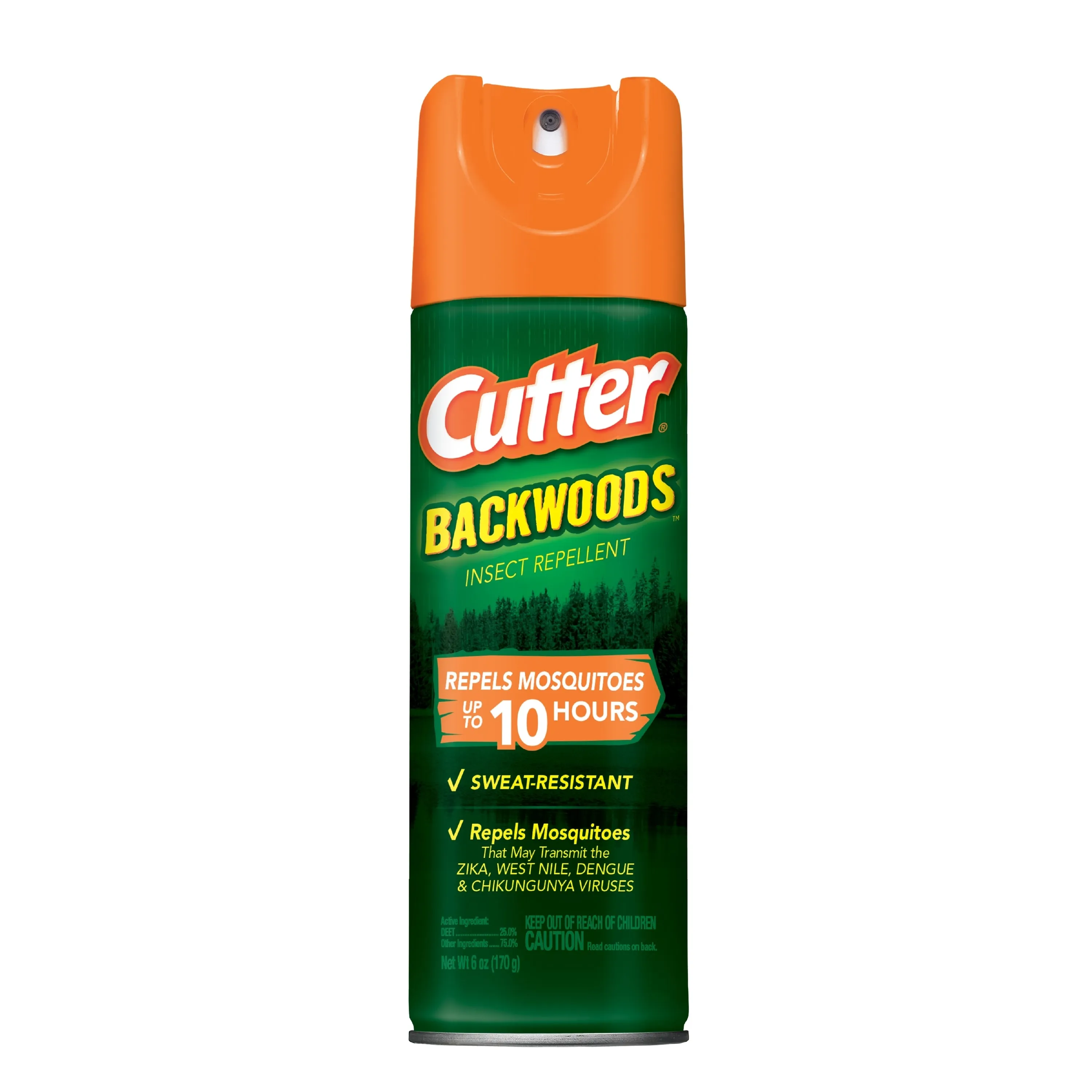 Cutter 6 Oz. Backwoods Aerosol Mosquito and Insect Repellent Spray