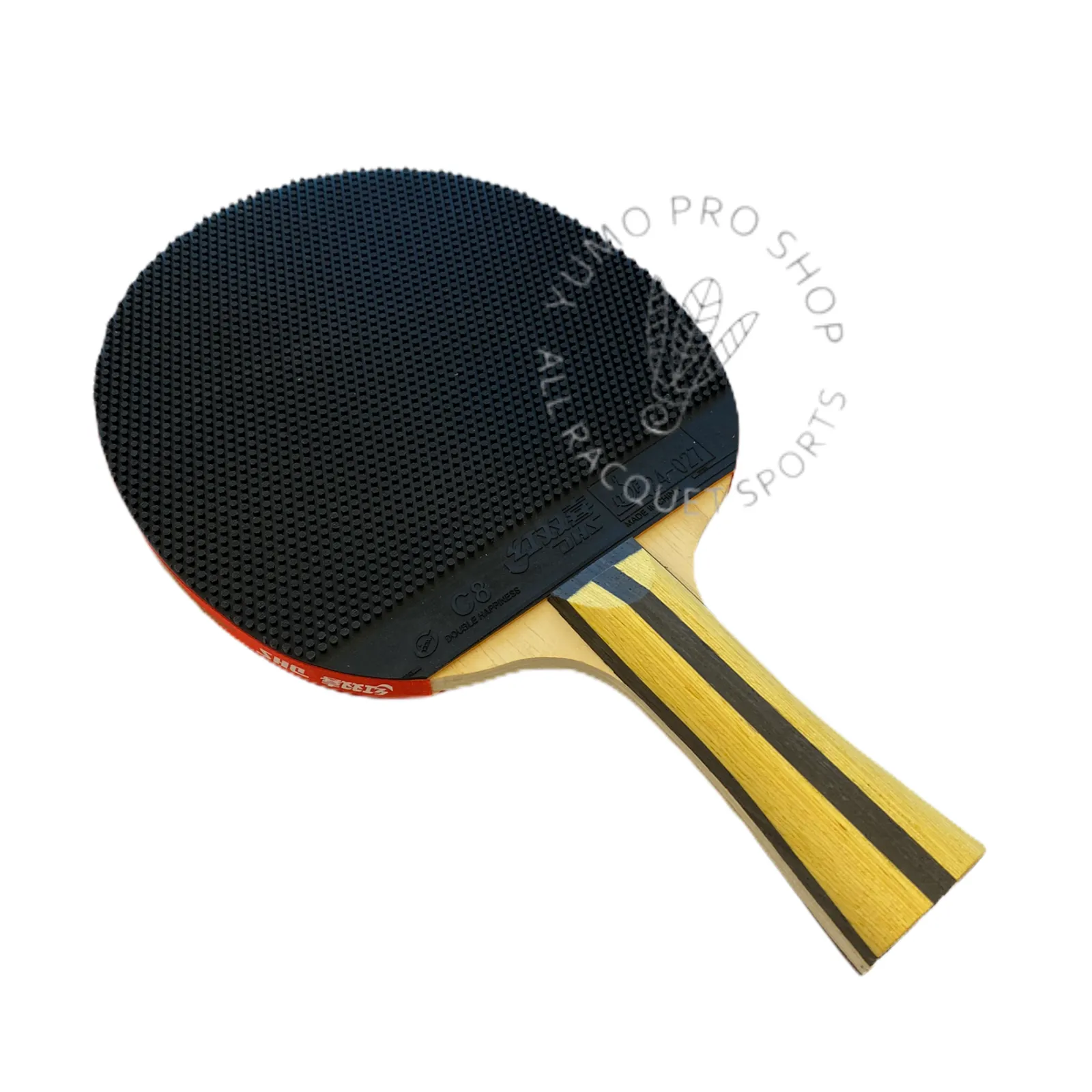 DHS T4003 Shakehand (FL) Long pips Racket