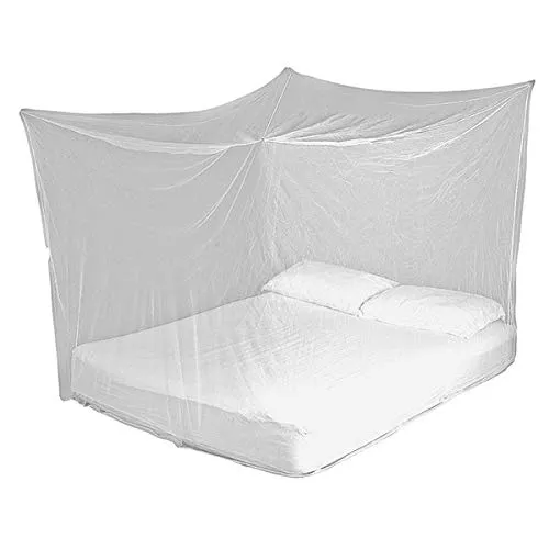 Divayanshi White Mosquito Net for Single Bed/Double Bed, 7x7 Insect Protection Net