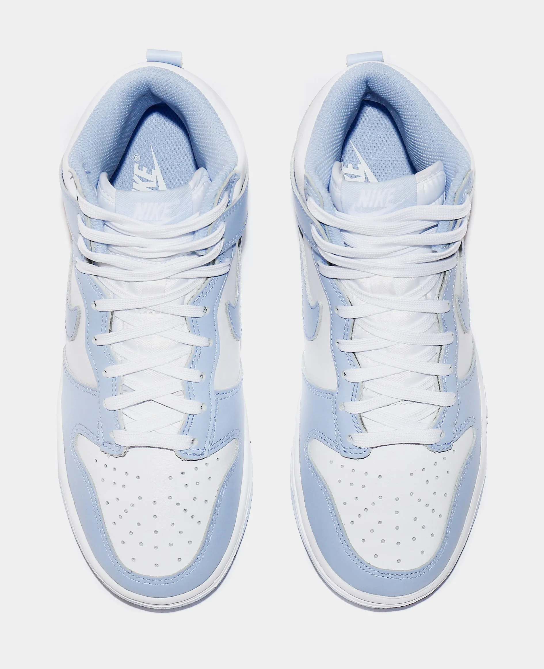 Dunk High Aluminum Womens Lifestyle Shoe (White/Blue)