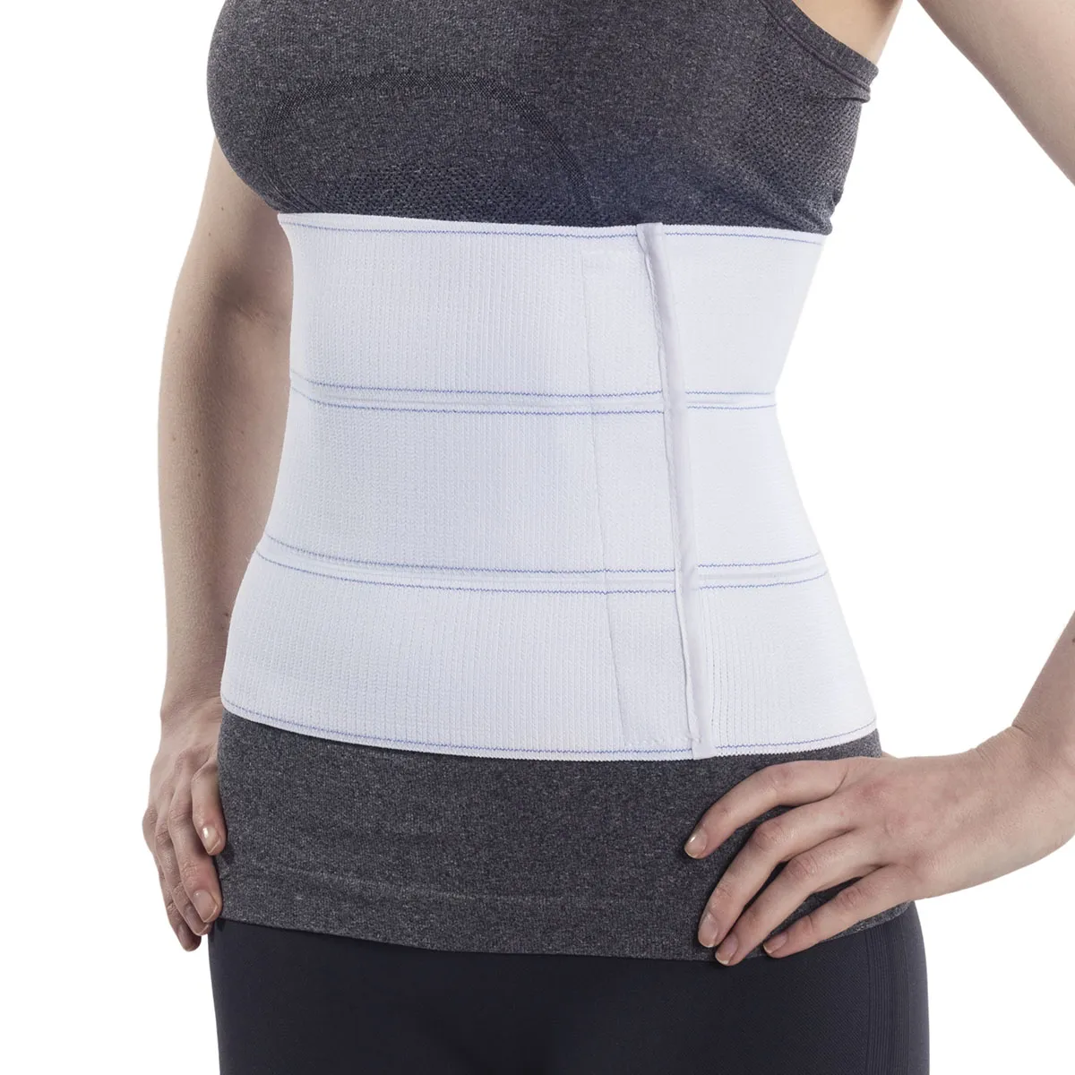 Elastic Abdominal Binder 3-Panel Design with Velcro Closure