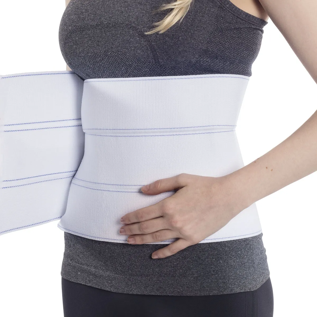 Elastic Abdominal Binder 3-Panel Design with Velcro Closure