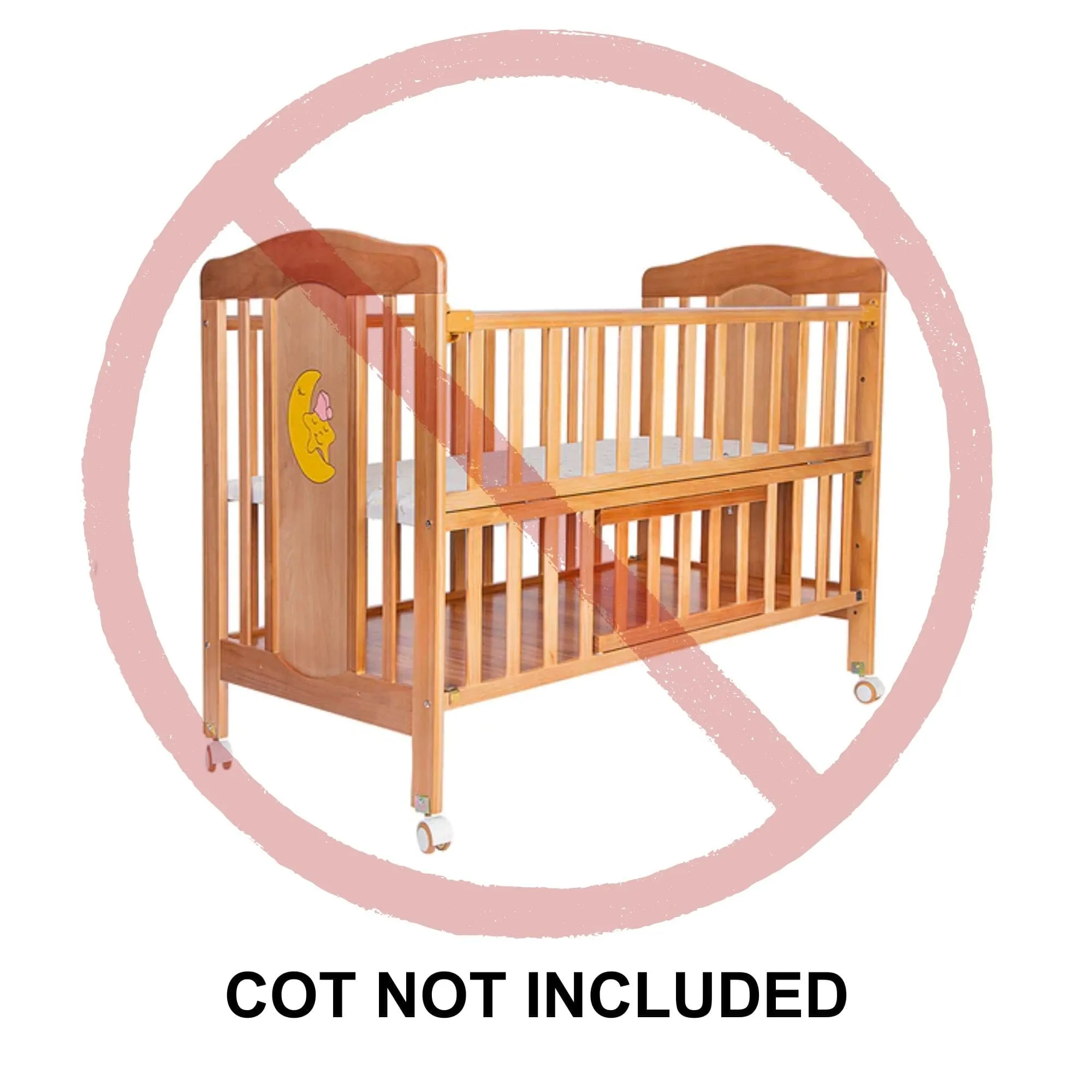 Essential White Cot Mosquito Net (Net Only)