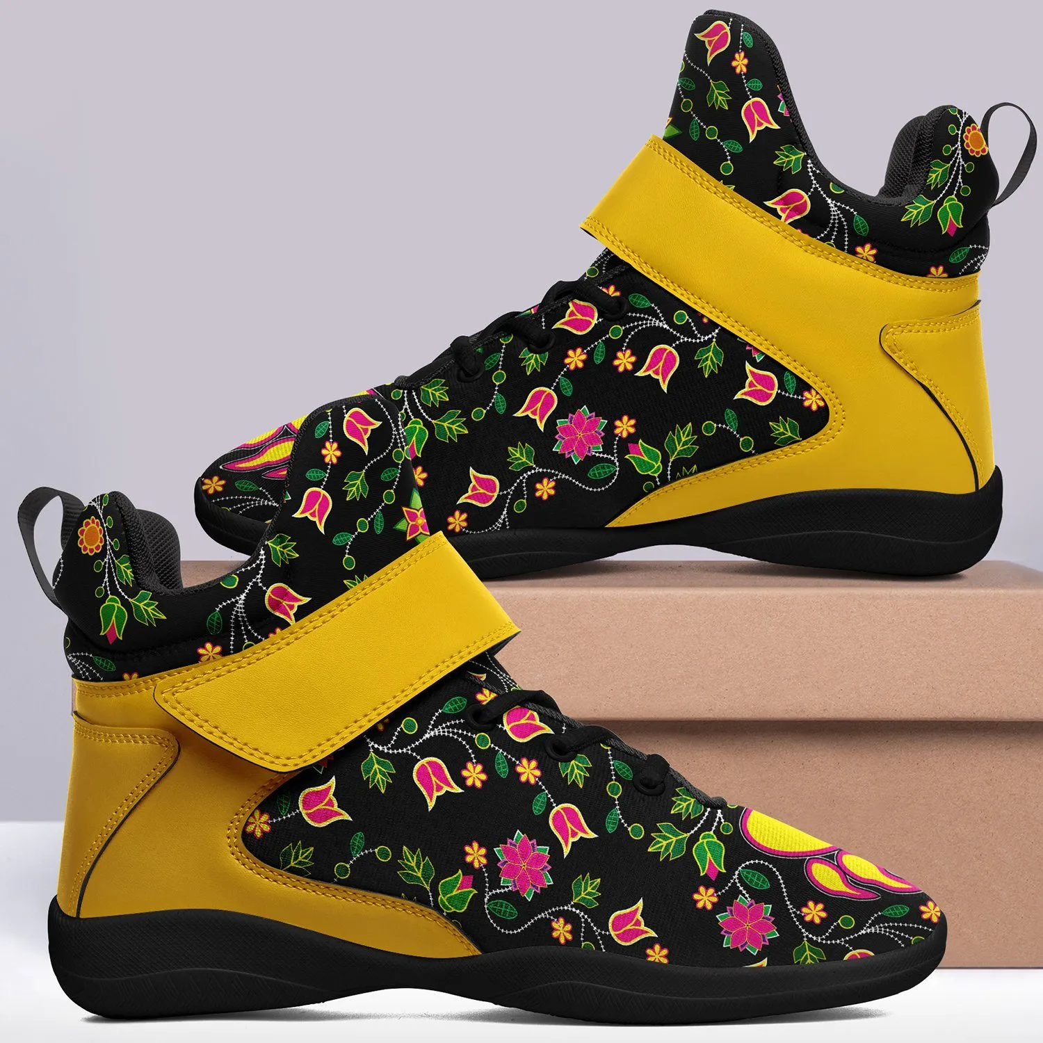 Floral Bearpaw Kid's Ipottaa Basketball / Sport High Top Shoes