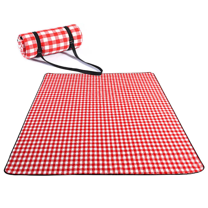 Fold Pad Soft Blanket Outdoor Folding Waterproof Blanket Camping Beach Plaid Picnic Mat