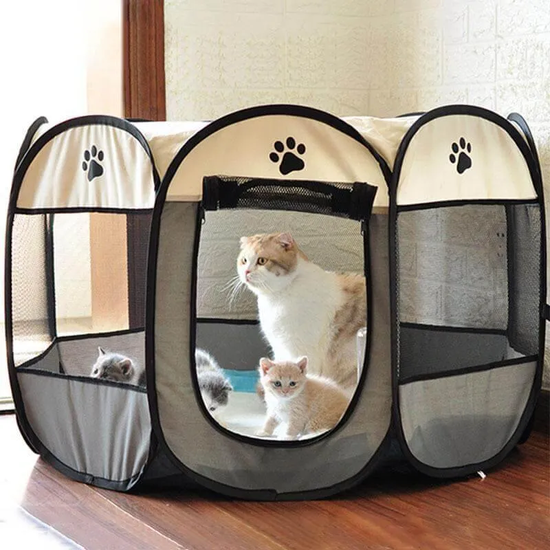 Foldie Portable Cat Playpen