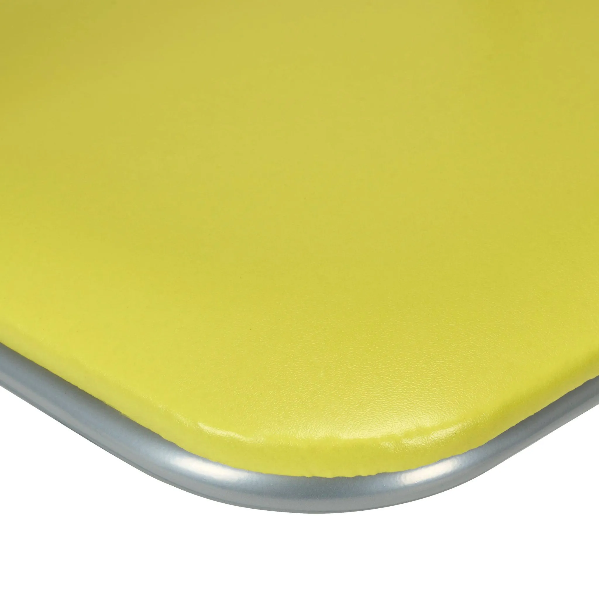 Folding Padded Office Chair - Yellow