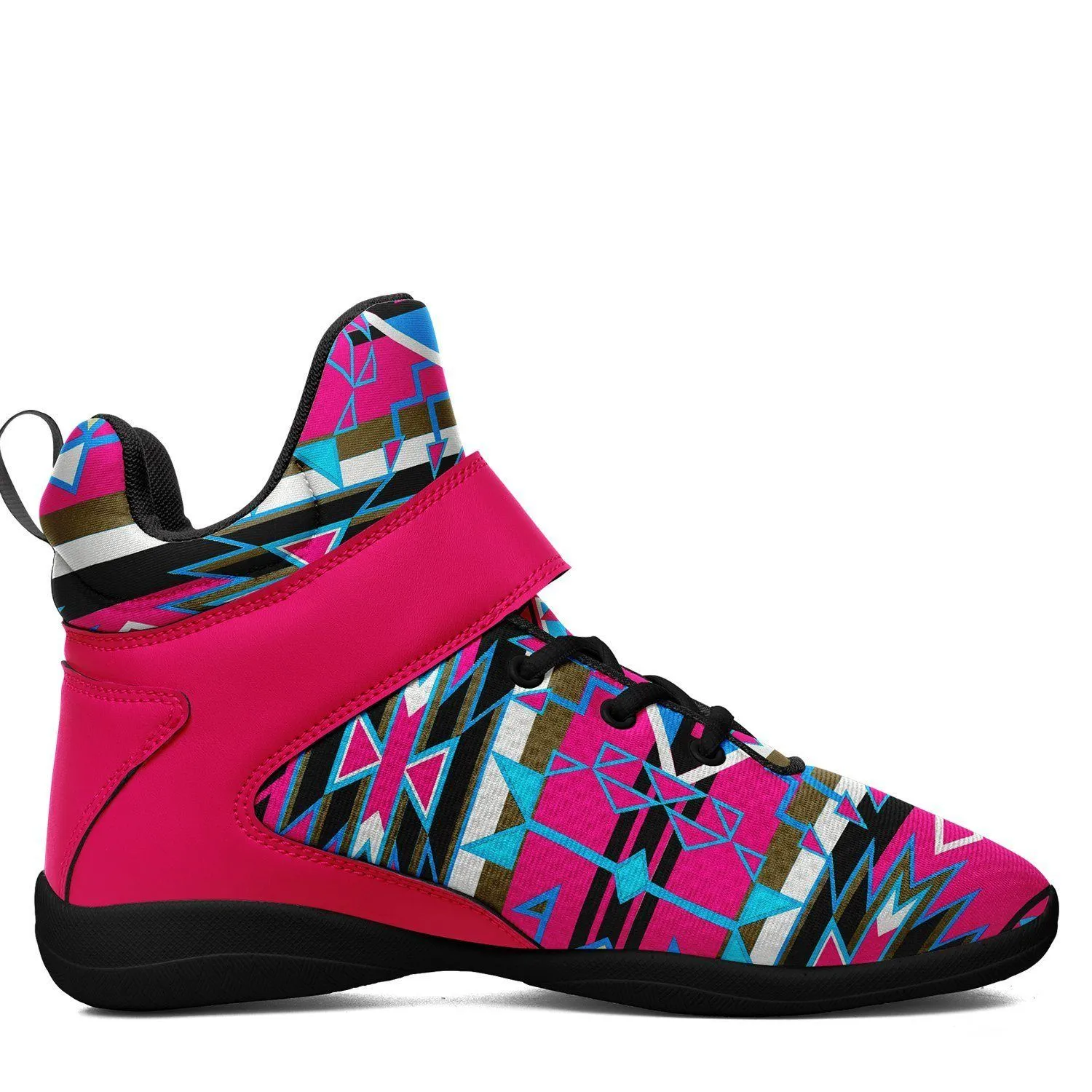 Force of Nature Sunset Storm Ipottaa Basketball / Sport High Top Shoes - Black Sole