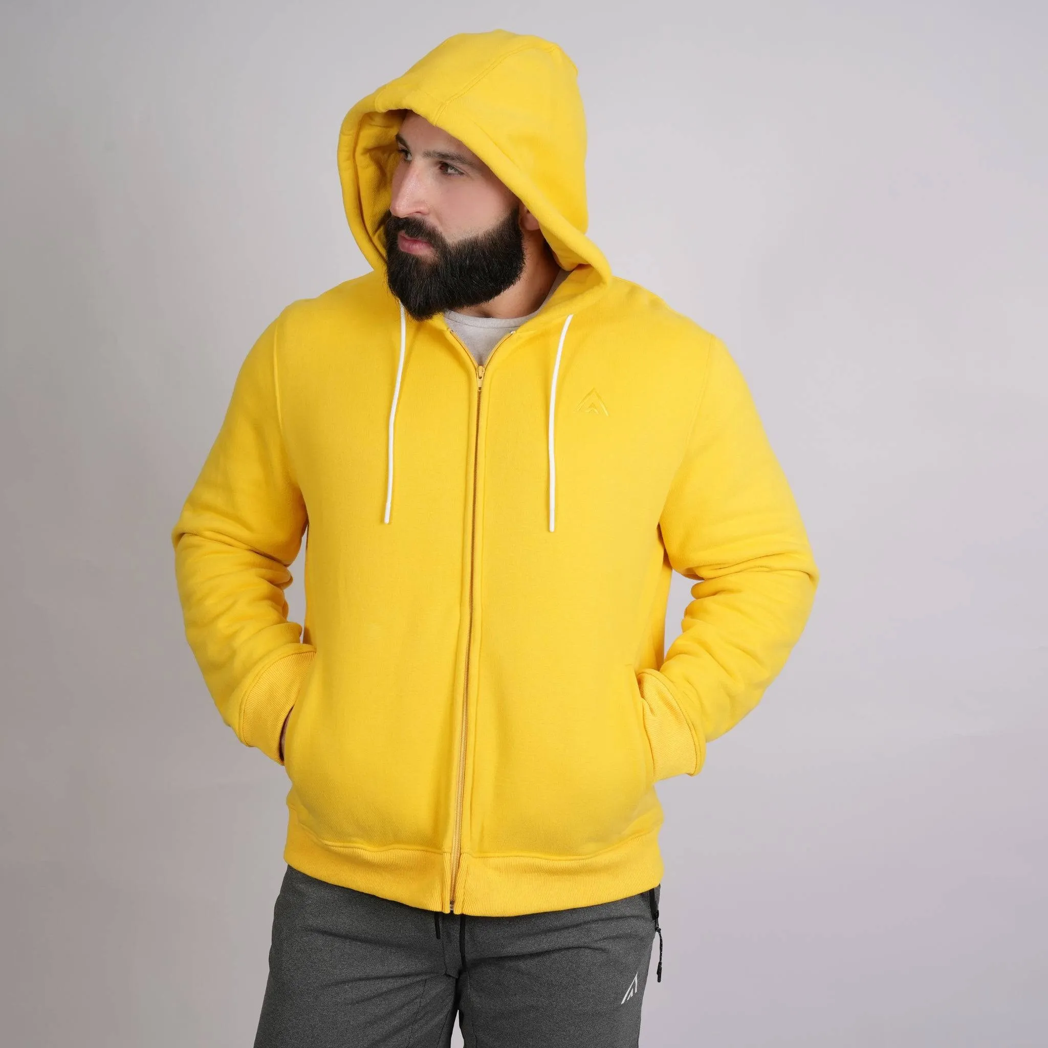 Heavy Fleece Jacket Yellow