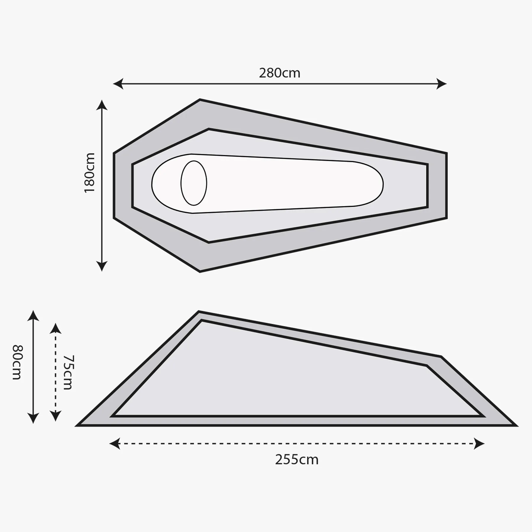 Highlander Blackthorn Extra Large 1 Man Tent