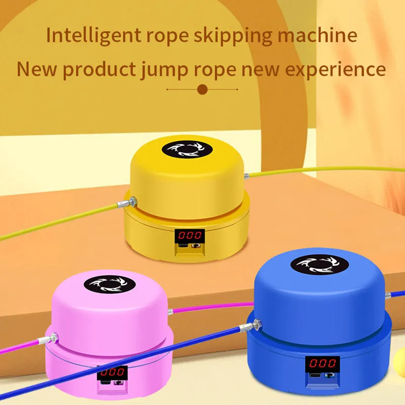 Home Smart Jump Rope Machine Children Fitness Fun Cordless Electronic Counting Automatic Electric Jump Rope Machine