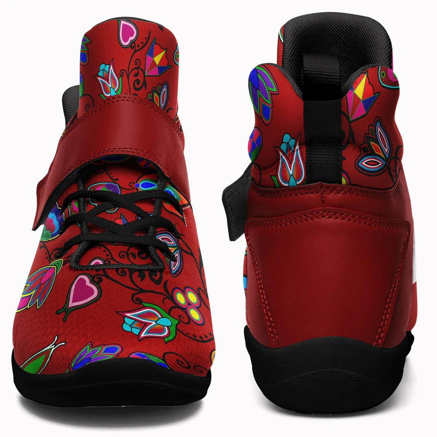 Indigenous Paisley Dahlia Kid's Ipottaa Basketball / Sport High Top Shoes