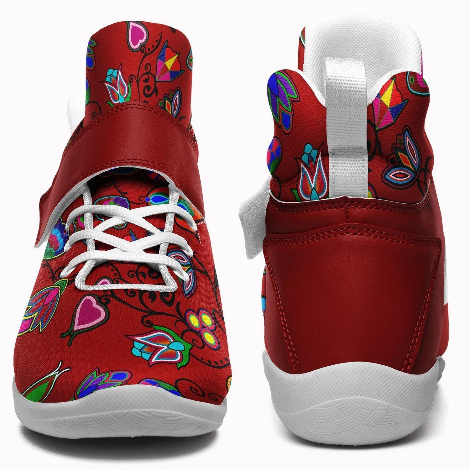 Indigenous Paisley Dahlia Kid's Ipottaa Basketball / Sport High Top Shoes