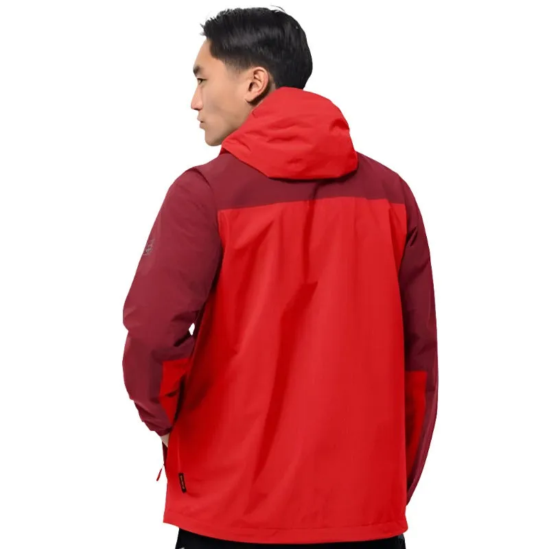 Jack Wolfskin Mens Go Hike Jacket - Fiery Red