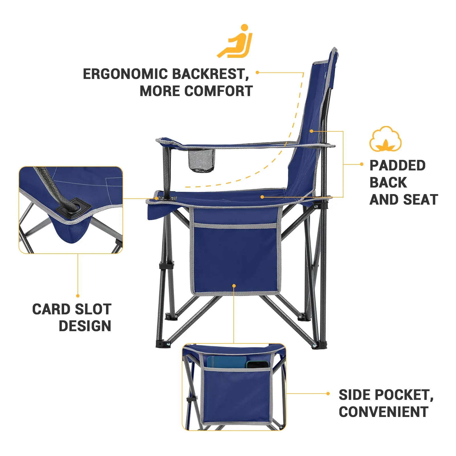 KingCamp Lightweight Folding Camping Chair